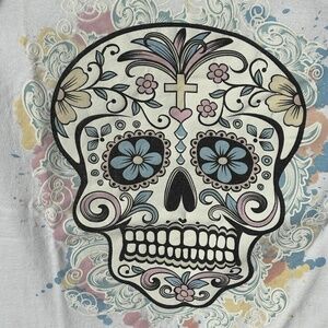 Color Changing Calaveras Graphic T-Shirt - Unisex